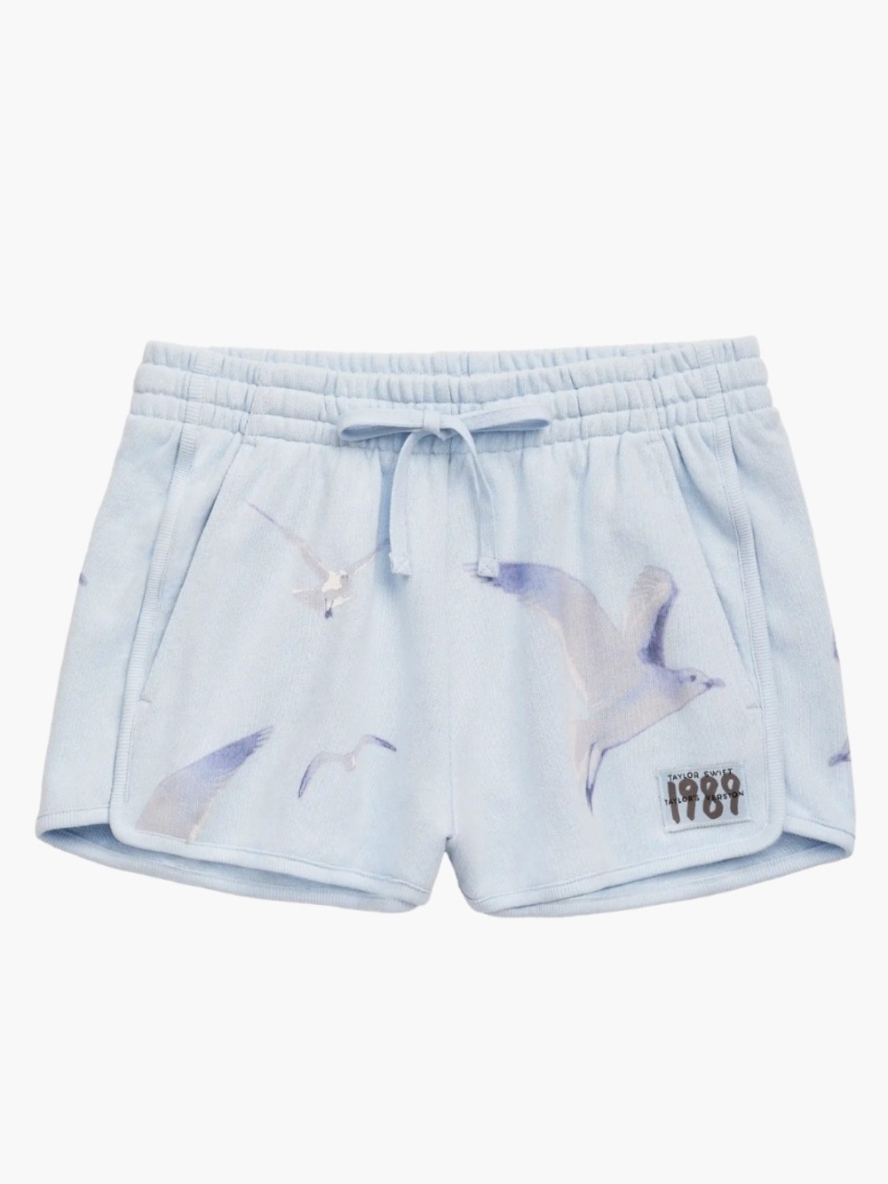 1989 BLUE SEAGULL SWEAT SHORT TAYLOR SWIFT SIZE LARGE